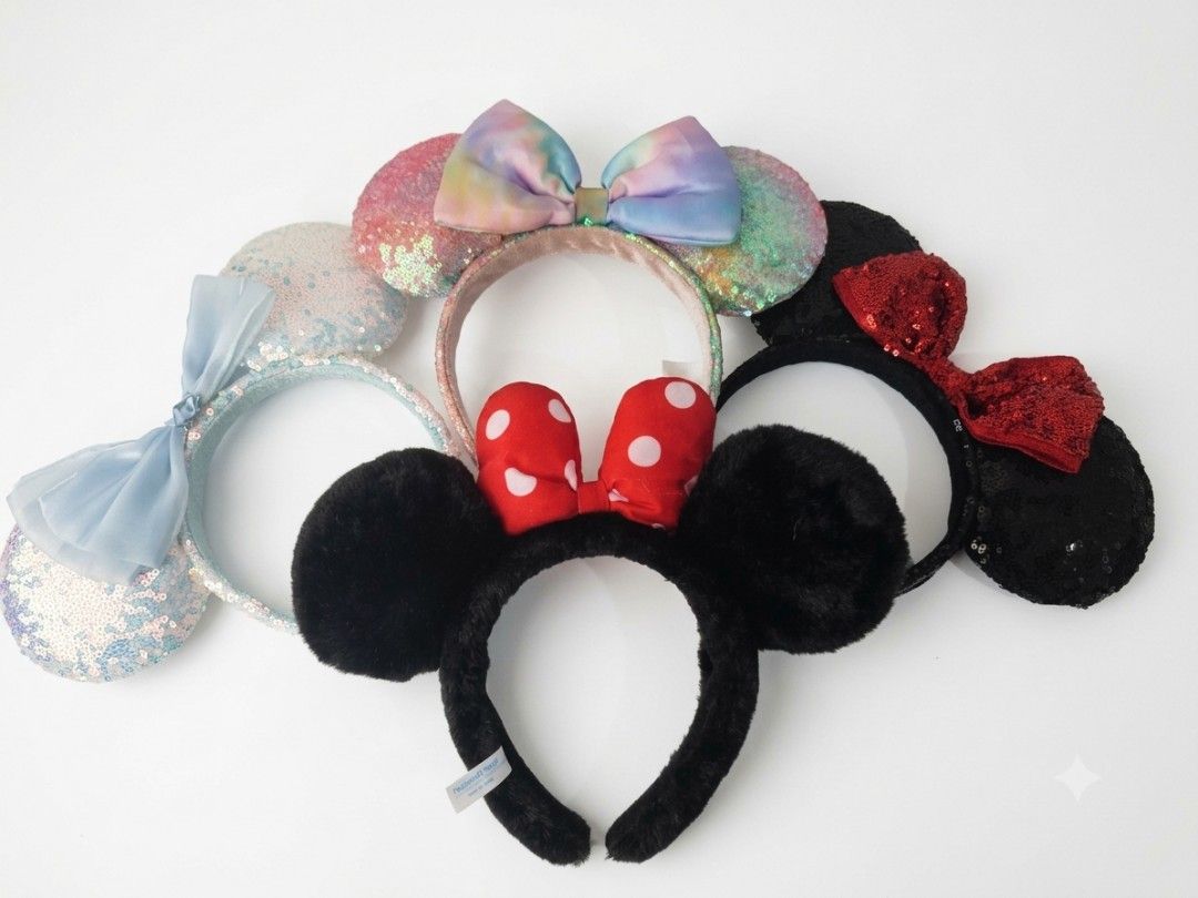 Minnie Mouse Ears Headband Red Polka Dot Bow (Category: Hair Accessories) located in Manila. Submitted by epicmountain-f20453 (Listing ID 1463272686, Image 2). Description: - Classic Minnie Mouse ears headband - Black fuzzy ears with a red polka dot bow - Ideal for Disney trips or dress-up - Comfortable to wear - One size fits most.