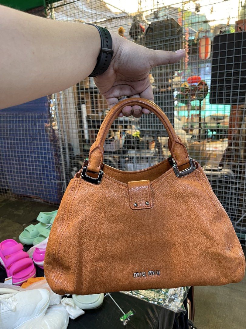 miu miu hand bag leather (Category: Tote Bags) located in Quezon City. Submitted by brandmanila (Listing ID 1463155591, Image 3). Description: .