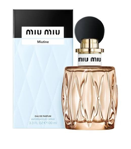Miu Miu Miutine Eau de Parfum (Category: Fragrance & Deodorants) located in Taguig. Submitted by vhienparfumerie (Listing ID 1463187024, Image 1). Description: Miu Miu Miutine Eau de Parfum, 100ml. Brand new, sealed. .