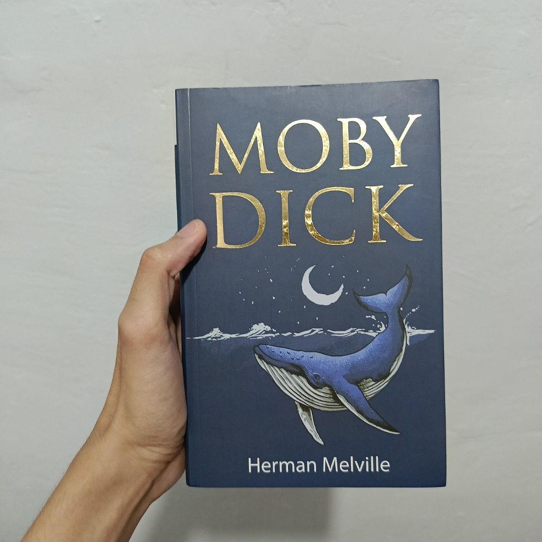 Moby Dick — Herman Melville (Category: Storybooks) located in Manila. Submitted by x_danilo (Listing ID 1463167760, Image 1). Description: PLEASE READ HERE: Title: Moby Dick — Herman Melville Condition: Very Good Condition. Authentic Copy. Pages: 670 Pages Price: ₱200 + SF GENRE: • Fiction / Classic / Adventure / Literature / Novel / BookClub Issue/s: • — MOP: • Bank Transfer / Gcash • Meetup: SM Fairview (if total purchase exceeds ₱500) NOTE: Fo
