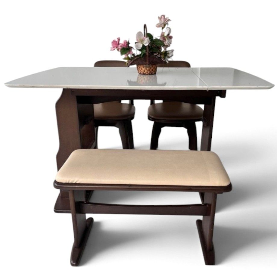 MODERN MINIMALIST STYLE 4-6 SEATER MULTI-FUNCTIONAL DROP-LEAF/EXTENDABLE SOLID WOOD DINING SET WITH MAGAZINE RACK (Category: Tables & Sets) located in Bulacan. Submitted by by_adette (Listing ID 1463298348, Image 2). Description: MODERN MINIMALIST STYLE 4-SEATER MULTI-FUNCTIONAL DROP-LEAF/EXTENDABLE SOLID WOOD DINING SET WITH MAGAZINE RACK Measurements: L48"xW30"xH29" (Folded).
