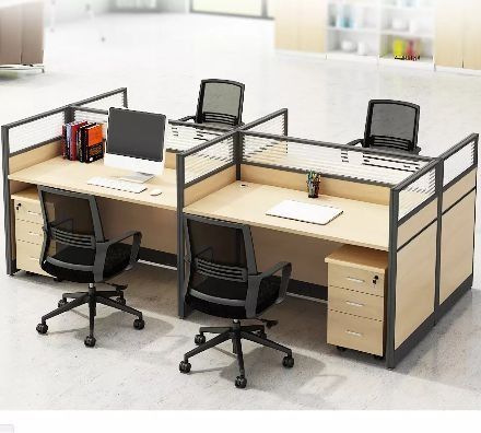 MODULAR WORKSTATION 4 SEATERS OFFICE PARTITION (Category: Office Furniture & Fixtures) located in Caloocan City. Submitted by wincollins34516 (Listing ID 1463138815, Image 2). Description: MODULAR WORKSTATION CUBICLES OFFICE PARTITION 📩 For inquiries and a FREE quotation, message us today! Ms. Mia 📱 09772709168 📘 Wincollins Furniture Enterprise Direct Suppliers We offer: ✔️ Customized Reception Table ✔️ Gang Chairs ✔️ L-Shape Executive Table ✔