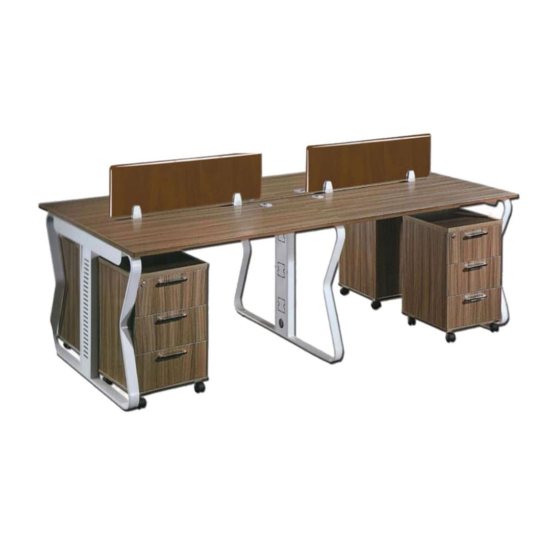 MODULAR WORKSTATION 4 SEATERS OFFICE PARTITION (Category: Office Furniture & Fixtures) located in Caloocan City. Submitted by wincollins34516 (Listing ID 1463138815, Image 3). Description: MODULAR WORKSTATION CUBICLES OFFICE PARTITION 📩 For inquiries and a FREE quotation, message us today! Ms. Mia 📱 09772709168 📘 Wincollins Furniture Enterprise Direct Suppliers We offer: ✔️ Customized Reception Table ✔️ Gang Chairs ✔️ L-Shape Executive Table ✔