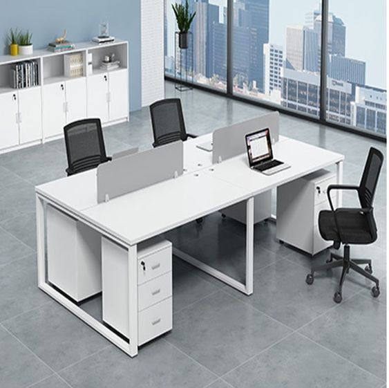 MODULAR WORKSTATION 4 SEATERS WITH DIVIDER PARTITION (Category: Tables & Sets) located in Caloocan City. Submitted by wincollins34516 (Listing ID 1463139533, Image 3). Description: MODULAR WORKSTATION CUBICLES OFFICE PARTITION 📩 For inquiries and a FREE quotation, message us today! Ms. Mia 📱 09772709168 📘 Wincollins Furniture Enterprise Direct Suppliers We offer: ✔️ Customized Reception Table ✔️ Gang Chairs ✔️ L-Shape Executive Table ✔️ 4-Laye