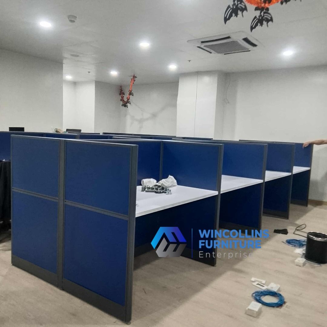 Modular Workstation cubicle office partition - Modular table partition (Category: Office Furniture & Fixtures) located in Caloocan City. Submitted by wincollins34516 (Listing ID 1463134143, Image 2). Description: MODULAR WORKSTATION CUBICLES OFFICE PARTITION 📩 For inquiries and a FREE quotation, message us today! Ms. Mia 📱 09772709168 📘 Wincollins Furniture Enterprise Direct Suppliers We offer: ✔️ Customized Reception Table ✔️ Gang Chairs ✔️ L