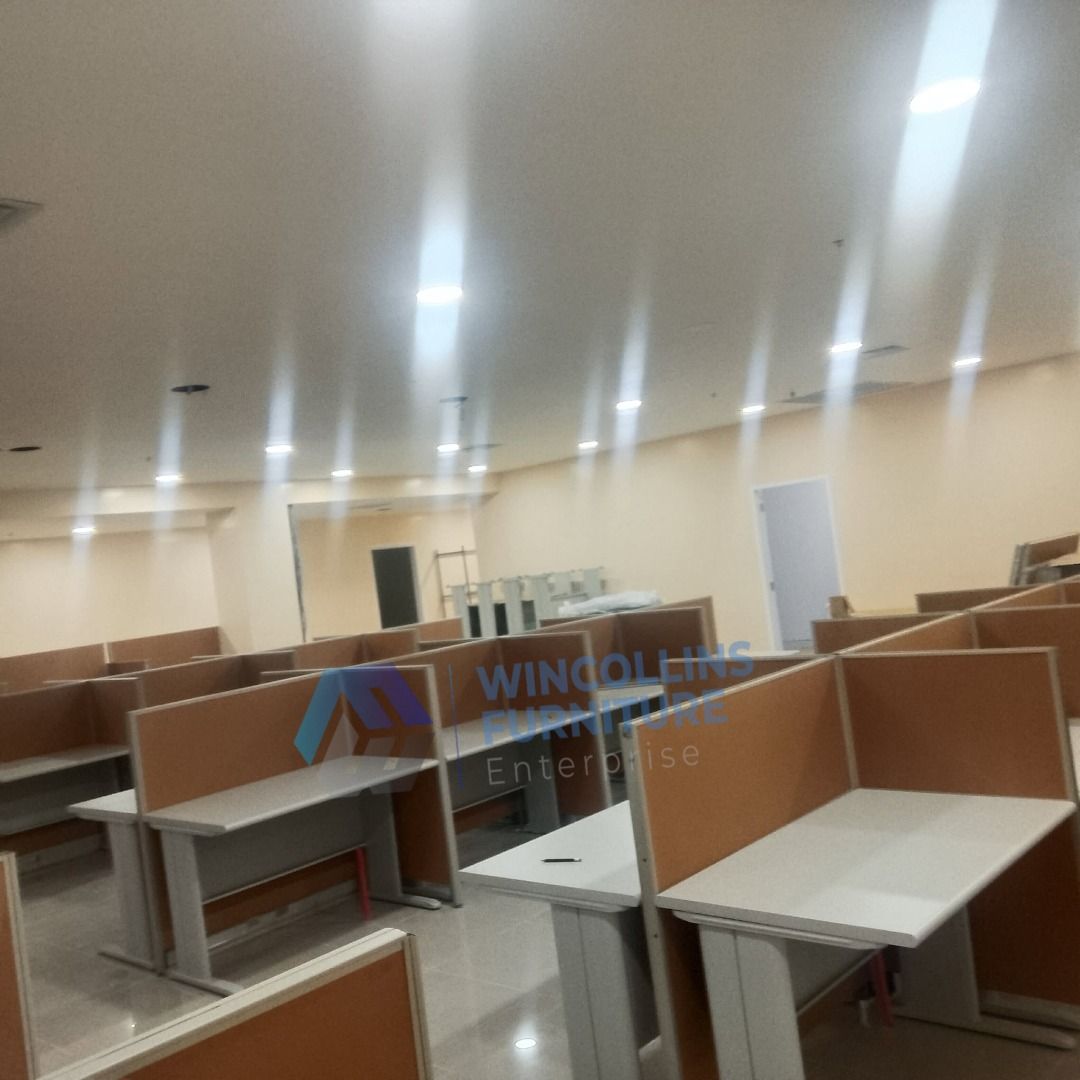 Modular workstation cubicles/table office partition (Category: Office Furniture & Fixtures) located in Caloocan City. Submitted by wincollins34516 (Listing ID 1463135168, Image 1). Description: MODULAR WORKSTATION CUBICLES OFFICE PARTITION 📩 For inquiries and a FREE quotation, message us today! Ms. Mia 📱 09772709168 📘 Wincollins Furniture Enterprise Direct Suppliers We offer: ✔️ Customized Reception Table ✔️ Gang Chairs ✔️ L-Shape Executive Ta