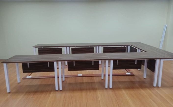 MODULAR WORKSTATION TABLE WITH DIVIDER PARTITION (Category: Tables & Sets) located in Caloocan City. Submitted by wincollins34516 (Listing ID 1463137500, Image 2). Description: MODULAR WORKSTATION CUBICLES OFFICE PARTITION 📩 For inquiries and a FREE quotation, message us today! Ms. Mia 📱 09772709168 📘 Wincollins Furniture Enterprise Direct Suppliers We offer: ✔️ Customized Reception Table ✔️ Gang Chairs ✔️ L-Shape Executive Table ✔️ 4-Layer La
