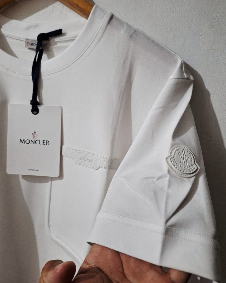 Moncler soft cotton stretch shirt (Category: Tshirts & Polo Shirts ) located in Muntinlupa City. Submitted by kstefanomela14 (Listing ID 1463267786, Image 3). Description: brandnew legit no issue moncler super white shirt size 2 - 20x27 size 3 - 21x28 size 4 - 22x29 size 5 - 23x30 cod cop lbc lalamove j&t.