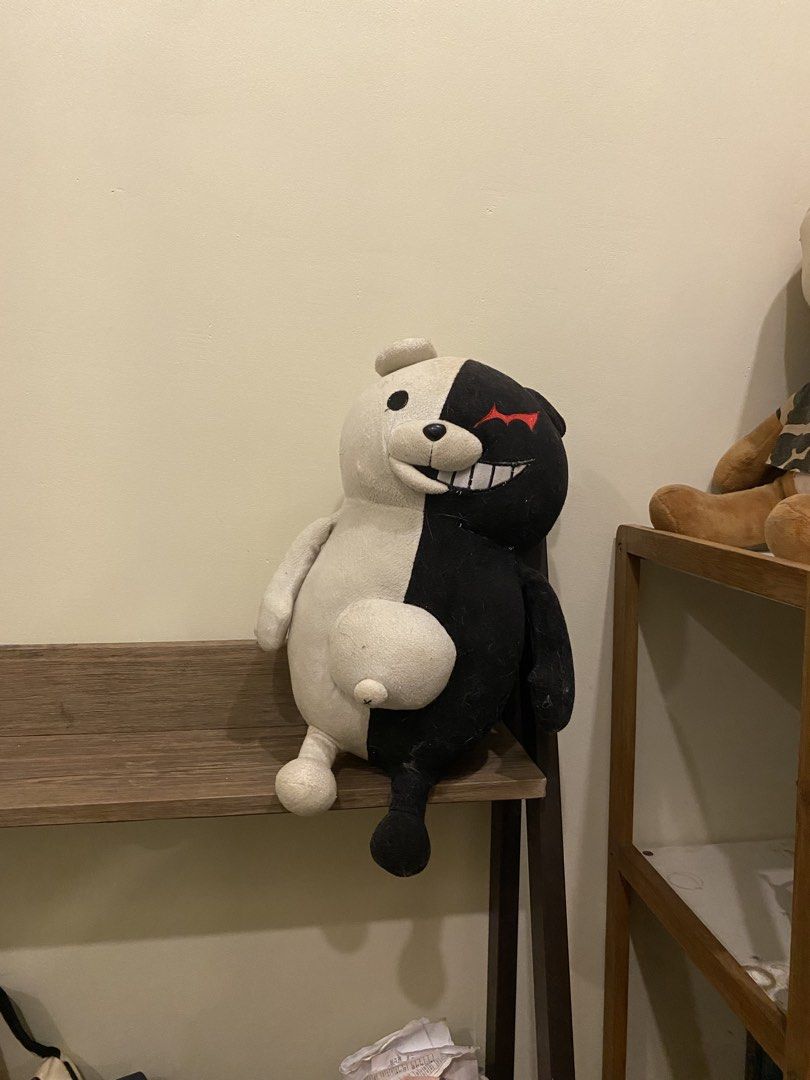 Monokuma Plush Toy Danganronpa (Category: Plushies & Soft Toys) located in Manila. Submitted by hanzlopez (Listing ID 1463273130, Image 1). Description: - Iconic Monokuma plush toy from the Danganronpa series. - Features the classic black and white bear design. - Perfect for fans and collectors of Danganronpa. - Ready to find a new home!.