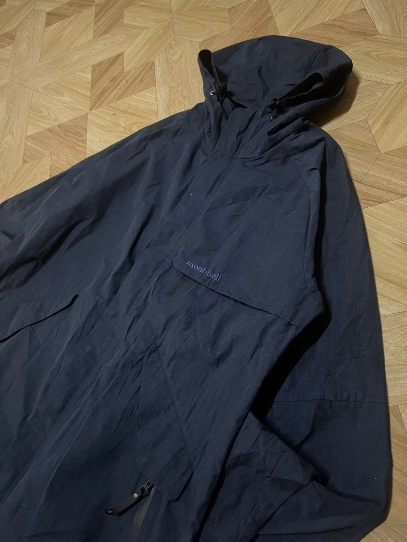 Mont bell hooded rain coat (Category: Coats, Jackets and Outerwear) located in Cavite. Submitted by sacmaestro444 (Listing ID 1463162583, Image 3). Description: XL on tag excellent condition No flaws .