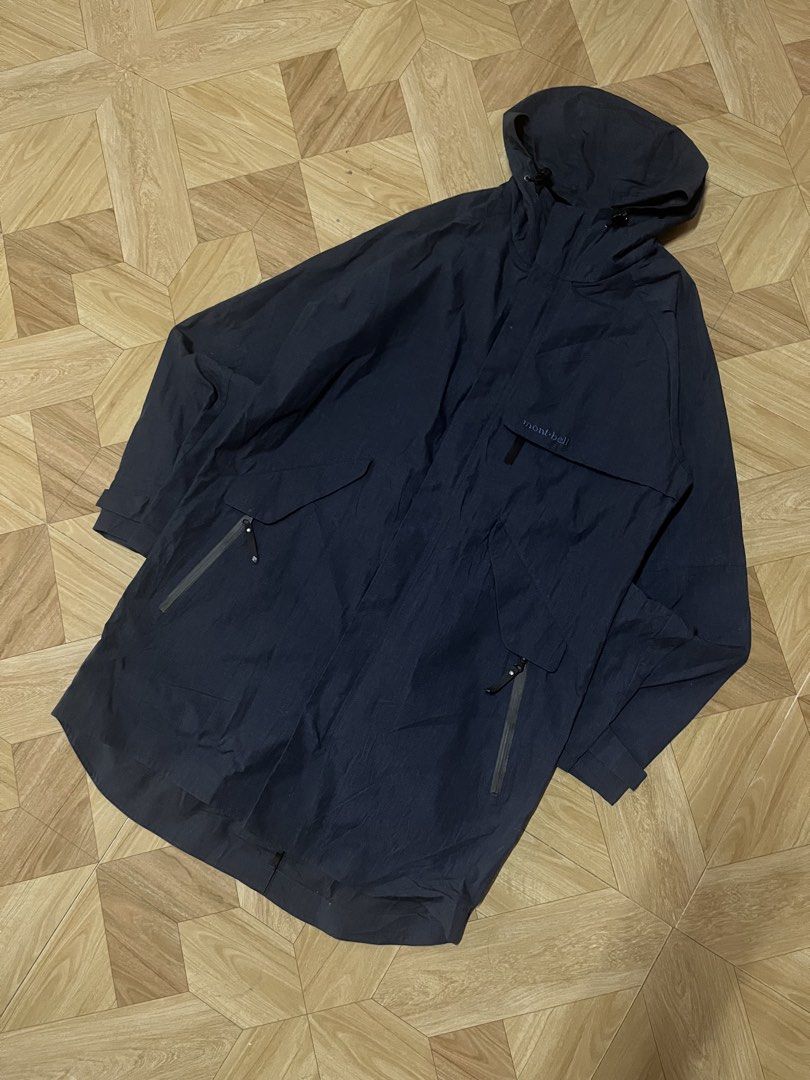 Mont bell hooded rain coat (Category: Coats, Jackets and Outerwear) located in Cavite. Submitted by sacmaestro444 (Listing ID 1463162583, Image 2). Description: XL on tag excellent condition No flaws .