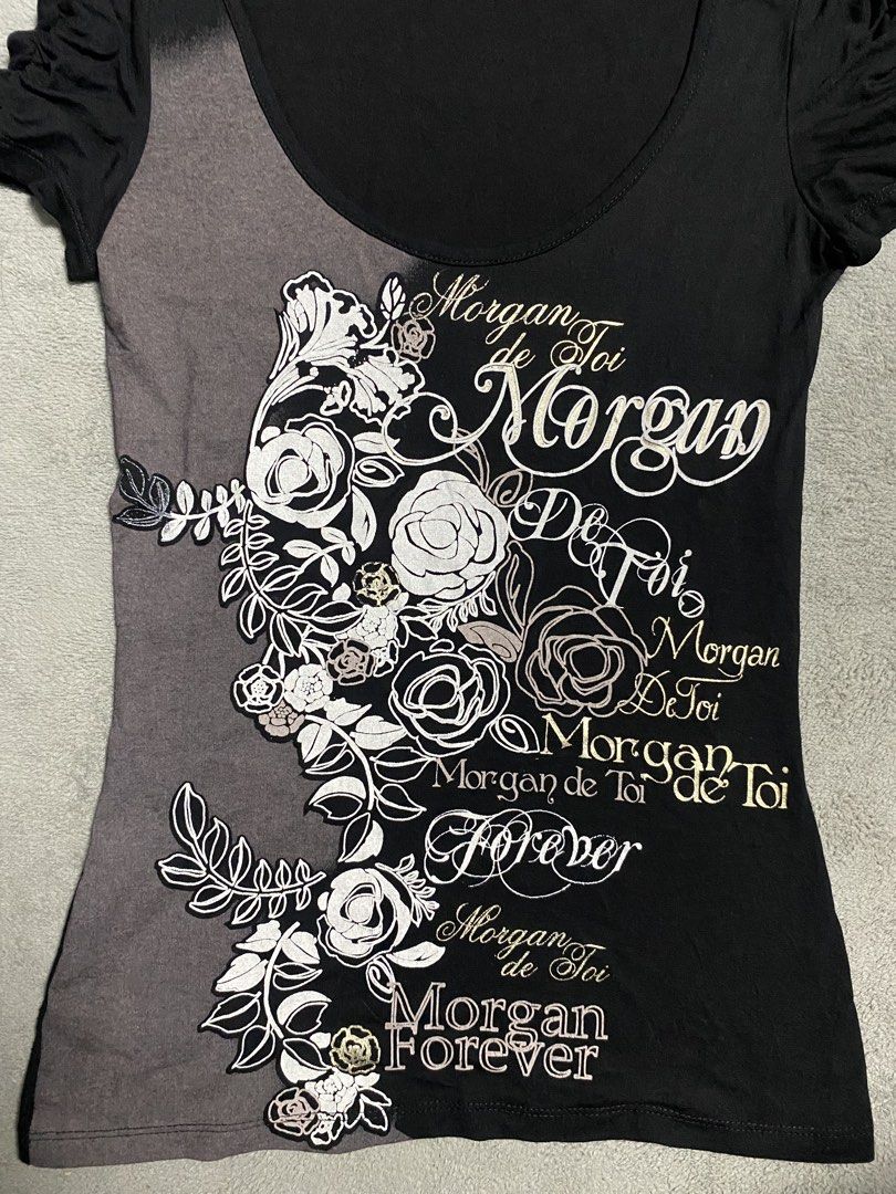 Morgan De Toi Tops (Category: Blouses) located in Iloilo. Submitted by anything_goesph (Listing ID 1463257432, Image 3). Description: 14 inch pit to pit 24.5 inch lenght 5.5 inch sleeve 14 inch shoulder 9.5/10 see photos for details.