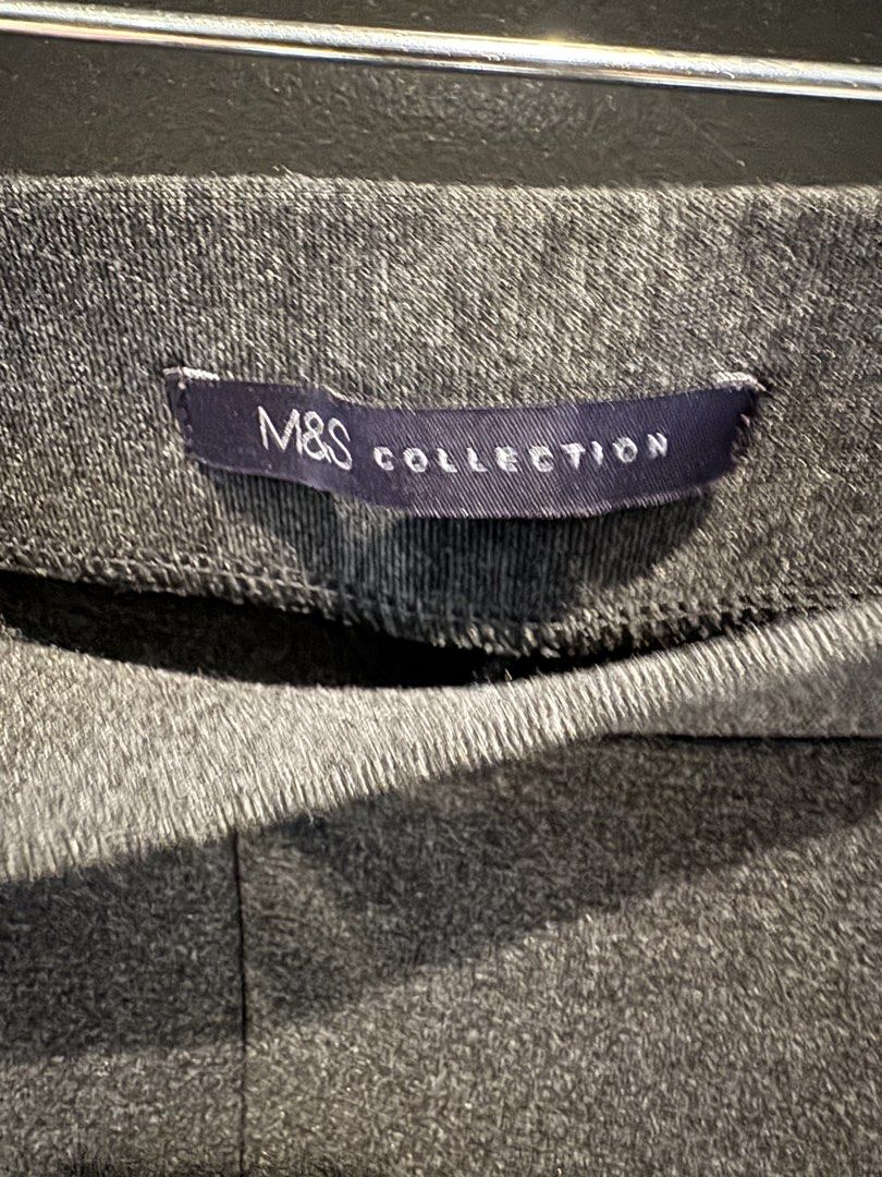 M&S Collection Charcoal Grey Regular Fit Pants (Category: Other Bottoms) located in Mandaluyong City. Submitted by marshy (Listing ID 1463251004, Image 2). Description: Used 1-2x only .