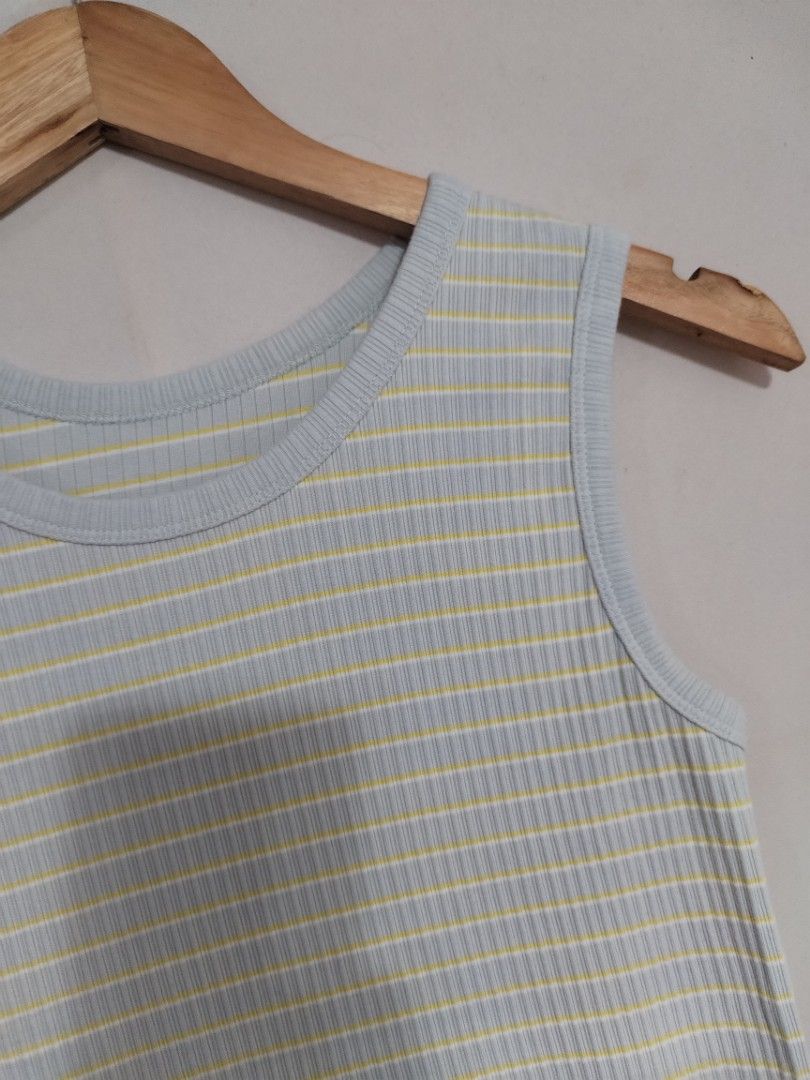 Muji ribbed top (Category: Sleeveless) located in Lucena. Submitted by styleddsc (Listing ID 1463178252, Image 3). Description: .