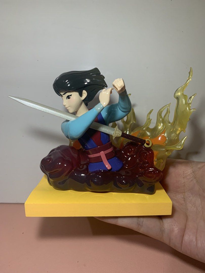 Mulan 52toys figure (Category: Figurines & Statues) located in Valenzuela. Submitted by heypapermoon (Listing ID 1463154812, Image 1). Description: Mulan figurine from the 52TOYS Disney Princess Art Gallery Series 2 blind box collection Never been used Brand new (Opened, no original packaging) With sword Preloved items Manage your expectation RFS: decluttering Message me here for any question regarding the item .