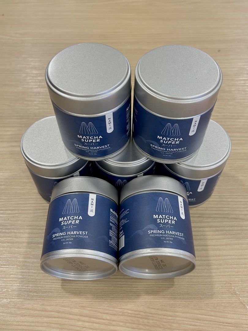 Nami Matcha Powder by Matcha Super (30g) (Category: Health Food, Drinks & Tonics) located in Quezon City. Submitted by rbrooklyn (Listing ID 1463224191, Image 1). Description: sealed and brandnew (06/2027 exp).