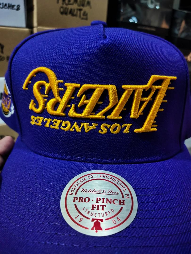 NBA Lakers Upside Logo (Category: Caps & Hats) located in Quezon City. Submitted by kema2191 (Listing ID 1463174486, Image 2). Description: With culture kings box.