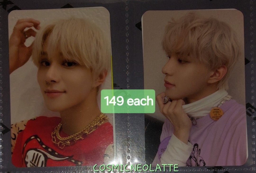 NCT 127 (JAEHYUN / JUNGWOO) PHOTOCARD (Category: K-Wave Merchandise) located in Daet. Submitted by CosmicNeoLatte (Listing ID 1320454925, Image 3). Description: Selling NCT Photocard (PC) collections. ***NCT Photocard*** 🍑JAEHYUN 🐶JUNGWOO 🤑 Please refer to photos for options and pricing. **Item(s) available unless marked "✨️SOLD"** ✔️ Clean, good condition, kept in PC binder Note: Distorts on the photo are due to lights and clear plastic cover