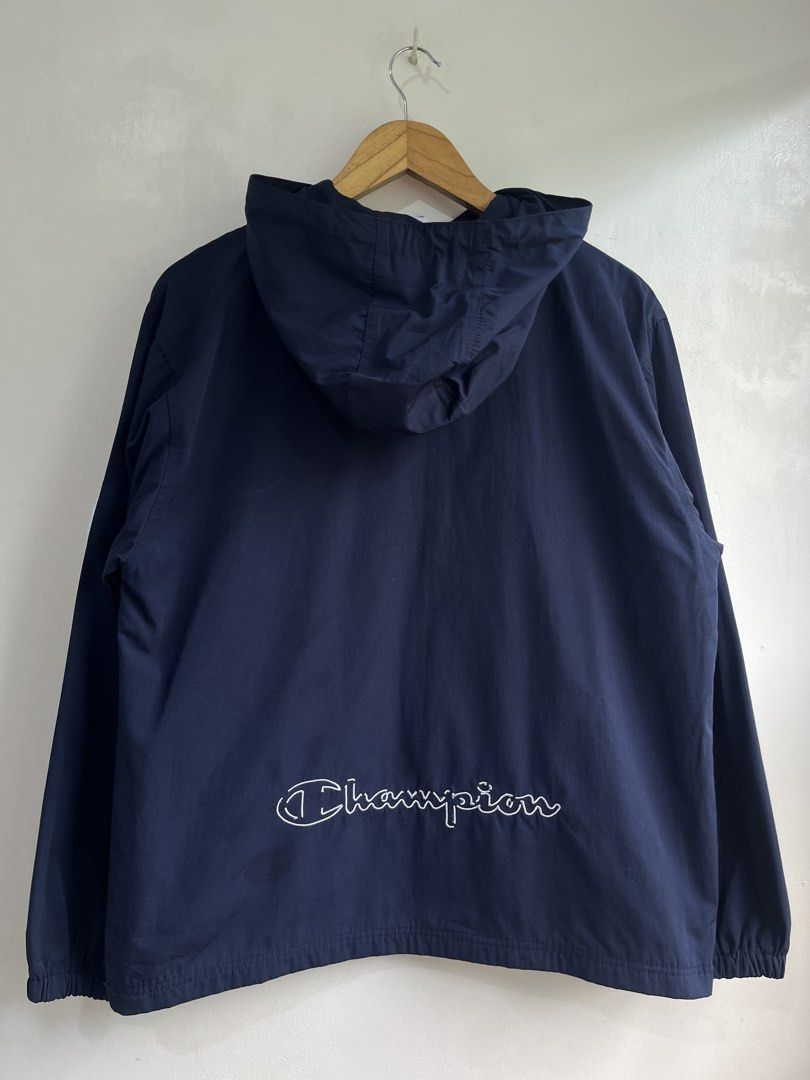 ne.net x Champion Anorak Nya Jacket (Category: Coats, Jackets and Outerwear) located in Dasmarinas. Submitted by bandananowheree (Listing ID 1463294772, Image 3). Description: Sz Medium Measurements; Length 69cm, Chest 112cm, Shoulder 50cm, Sleeve Length 61cm.