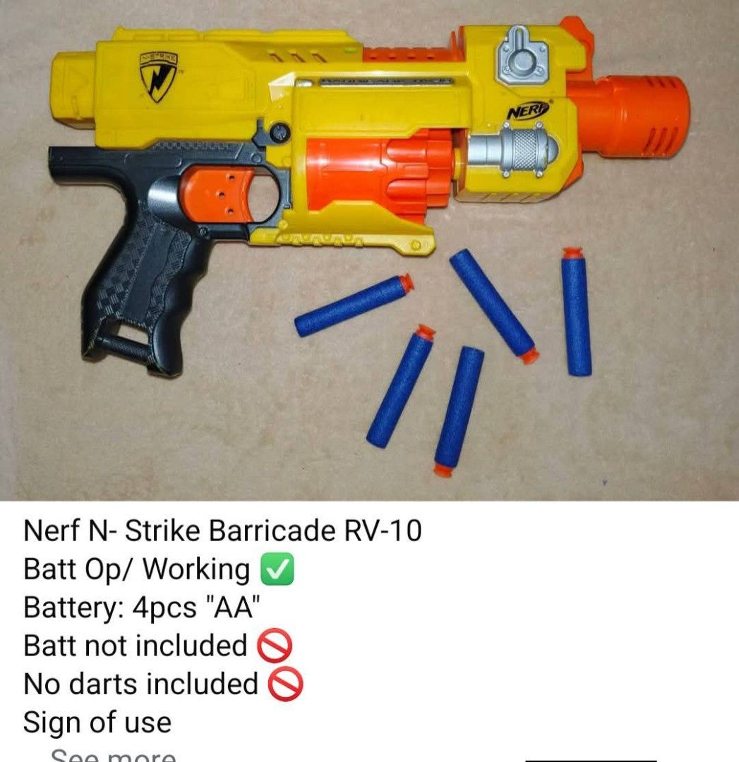 Nerf (Category: Toys & Collectibles) located in Manila. Submitted by rorolittletoes (Listing ID 1463205985, Image 3). Description: price indicate each photos pacheck na lang po may other posting pa po ng nerf. 📍 Novaliches QC we ship nationwide via SPX 🌸.