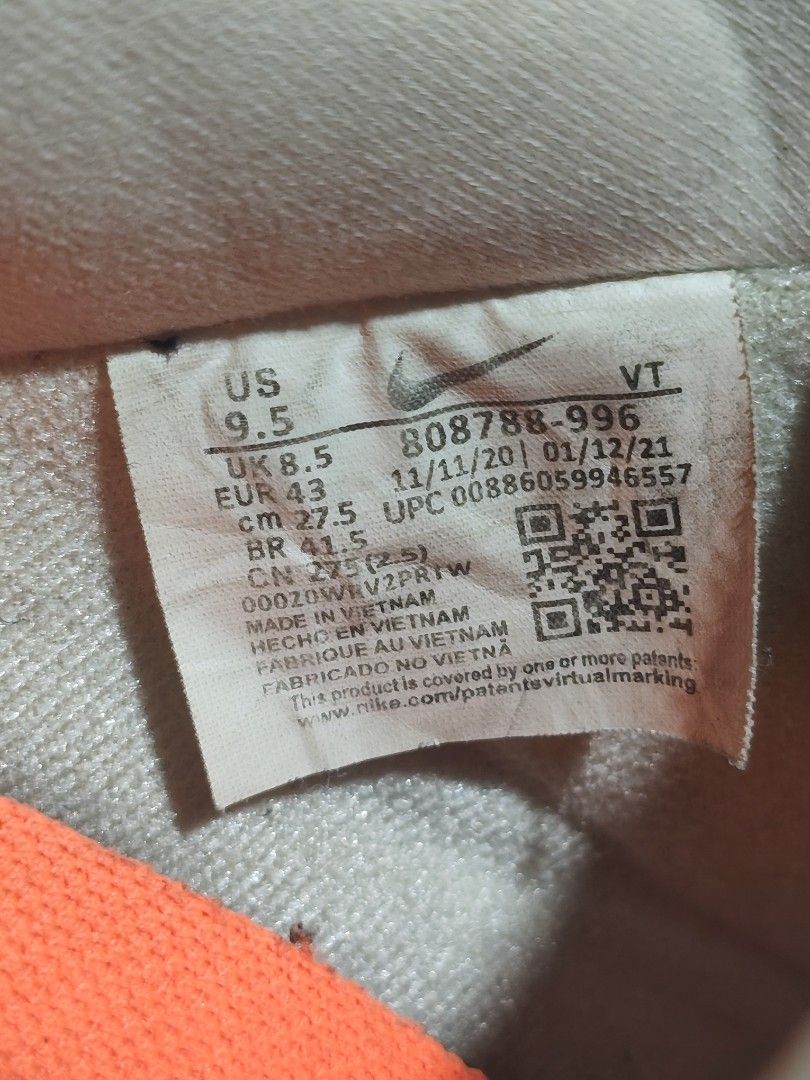 Nike AF1 'Milk Coffee' Size 9.5 (Category: Sneakers) located in Manila. Submitted by iceman_17 (Listing ID 1463240248, Image 3). Description: Nike AF1 'Milk Coffee' Size 9.5 Need cleaning but still in good condition. Minimal Heel drag.