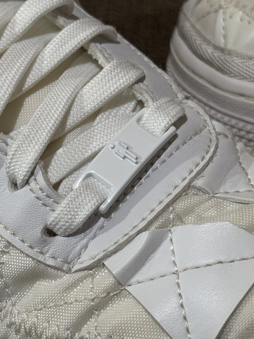 Nike Air Force 1 Low Billie Eilish White (Category: Sneakers) located in Manila. Submitted by arlytungol68264 (Listing ID 1463298260, Image 3). Description: - White Nike Air Force 1 Low Billie sneakers - Men's Size: US M 9 / Women's Size: US W 10.5 - Style Code: DZ3674-100 - Unique quilted detailing on the upper - Comfortable cork insole with distinct Billie branding - Classic and clean all-white colorway.