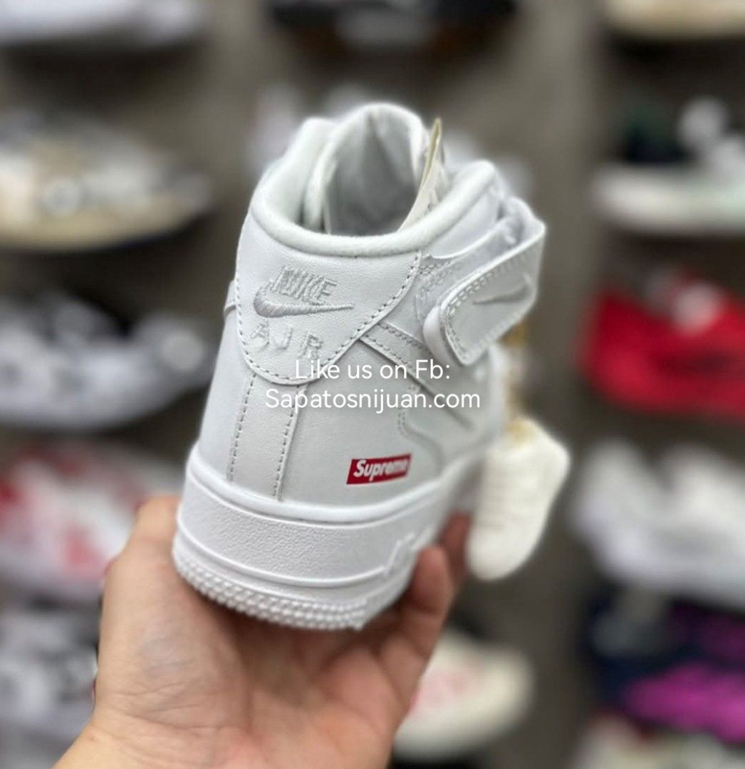Nike Air Force 1 Mid x Supreme (Category: Sneakers) located in Manila. Submitted by tinderosince2106 (Listing ID 1463261850, Image 3). Description: For Men and Women available size 36,37,38,39,40 41,42,43,44,45 Sameday delivery.
