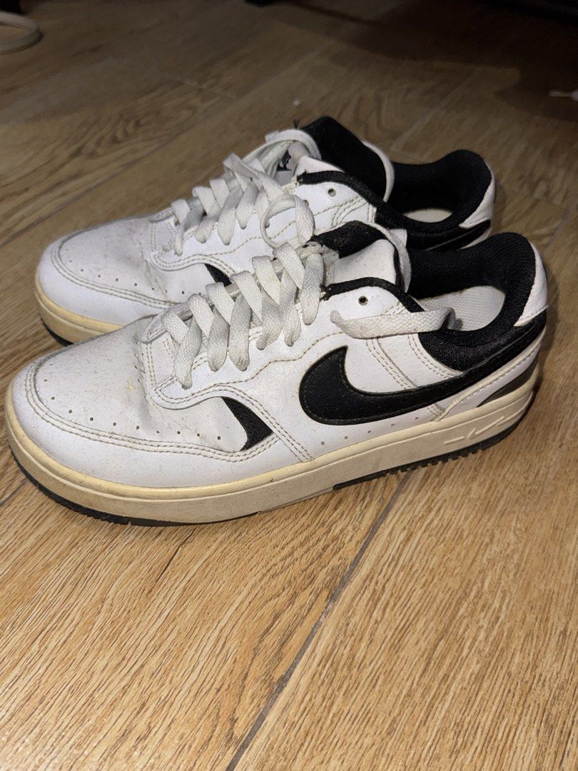 Nike Gamma Force “White/Black” Sneakers (Category: Sneakers) located in Manila. Submitted by shaineee (Listing ID 1463253080, Image 3). Description: - size 38 - needs cleaning and unyellowing (been stocked) - srp is 4995.
