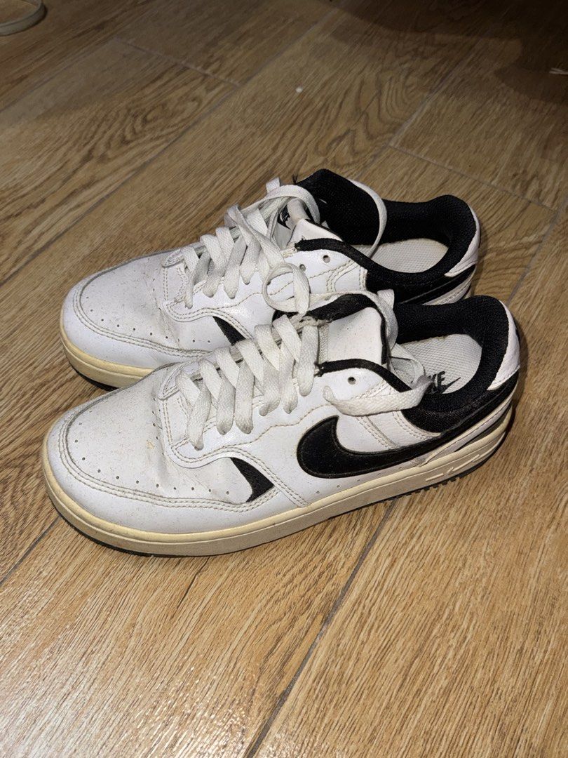 Nike Gamma Force “White/Black” Sneakers (Category: Sneakers) located in Manila. Submitted by shaineee (Listing ID 1463253080, Image 2). Description: - size 38 - needs cleaning and unyellowing (been stocked) - srp is 4995.