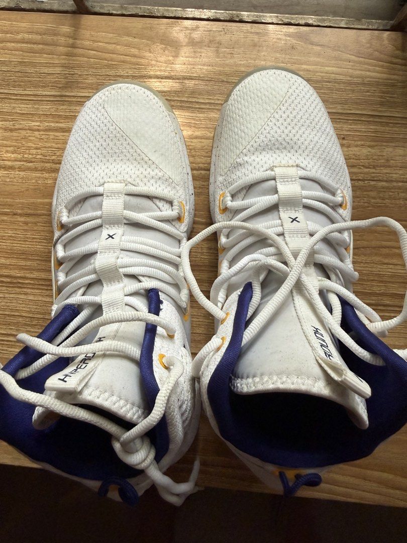 Nike Hyperdunk X size 10 (Category: Casual Shoes) located in Marikina City. Submitted by edvaldezb35457 (Listing ID 1463125656, Image 3). Description: Nike Hyperdunk X size 10. Barely used naka store lang. Blue and yellow details (Denver nuggets colorway). Can’t find box anymore. Meetups or delivery: BF Homes Paranaque or The Village Square Mall Alabang.