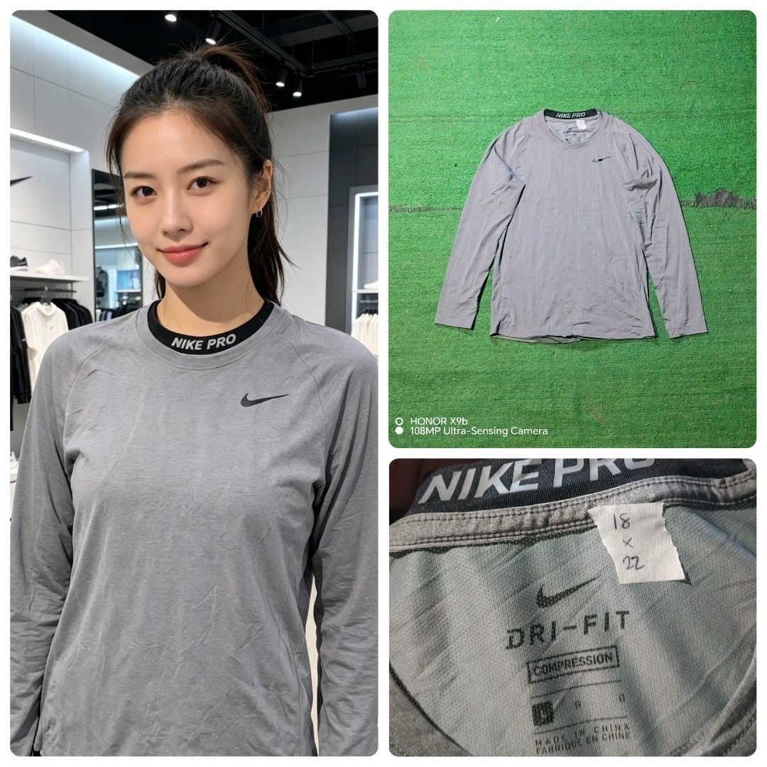 NIKE PRO DRIFIT WOMEN LONGSLEEVE (Category: Longsleeves) located in General Santos City (Dadiangas). Submitted by michaelthrift01 (Listing ID 1463164834, Image 1). Description: Legit Small women As new No issue.