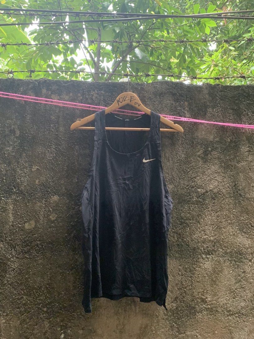 Nike running(Gym) (Category: Tshirts & Polo Shirts ) located in Roxas City. Submitted by vaultcultureco. (Listing ID 1463218481, Image 3). Description: - Brand: Nike - Type: Running / gym Tank Top - Color: Black - Size: XL - Design: breathable fabric,lightweight - Ideal for: Gym, running, workouts.