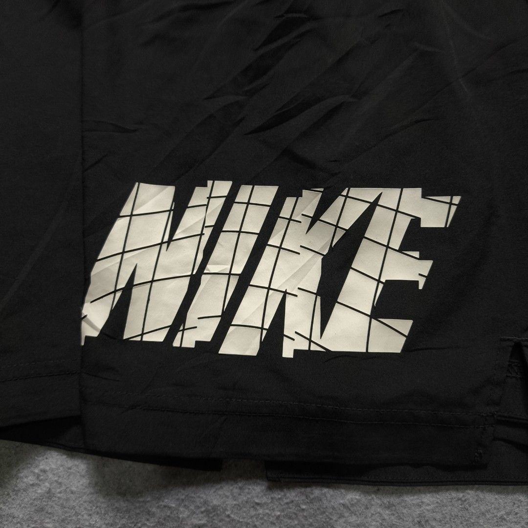 Nike Spell out Drifit Short (Category: Activewear) located in Manila. Submitted by shykes_26 (Listing ID 1463129215, Image 3). Description: Dimensions: Waist: 30-38 Length: 19.5 Hem: 12.5 Issues: None.