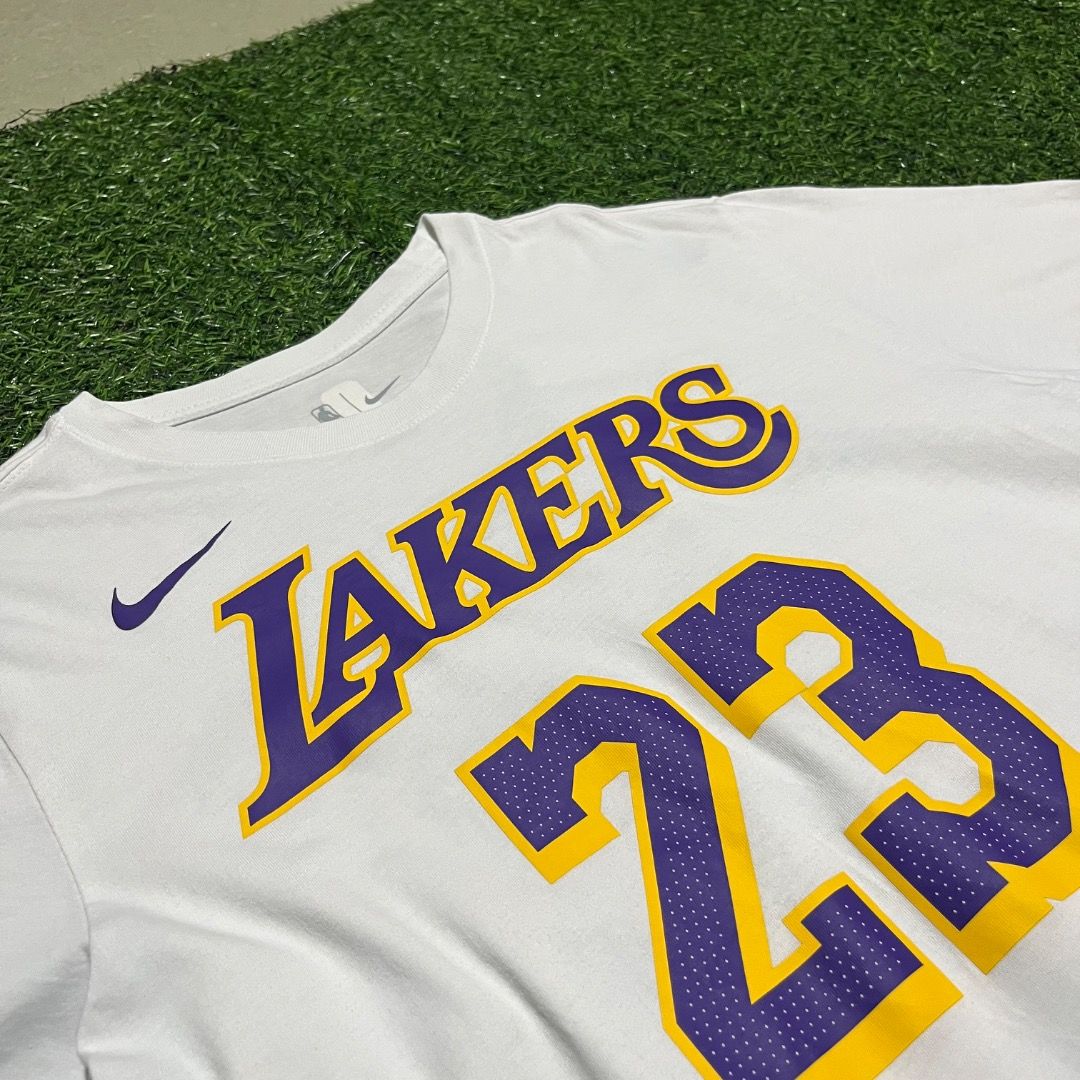 NIKE TEE LOS ANGELES LAKERS (Category: Activewear) located in Cebu City. Submitted by thriftbrent1 (Listing ID 1463294606, Image 2). Description: EXCELLENT TO AS NEW CONDITION ISSUE : NONE ❌❌❌ SIZE MEDIUM TO LARGE COLOR RATE : 10/10 LOCATION : ARGAO CEBU COURIER: JNT/LBC.