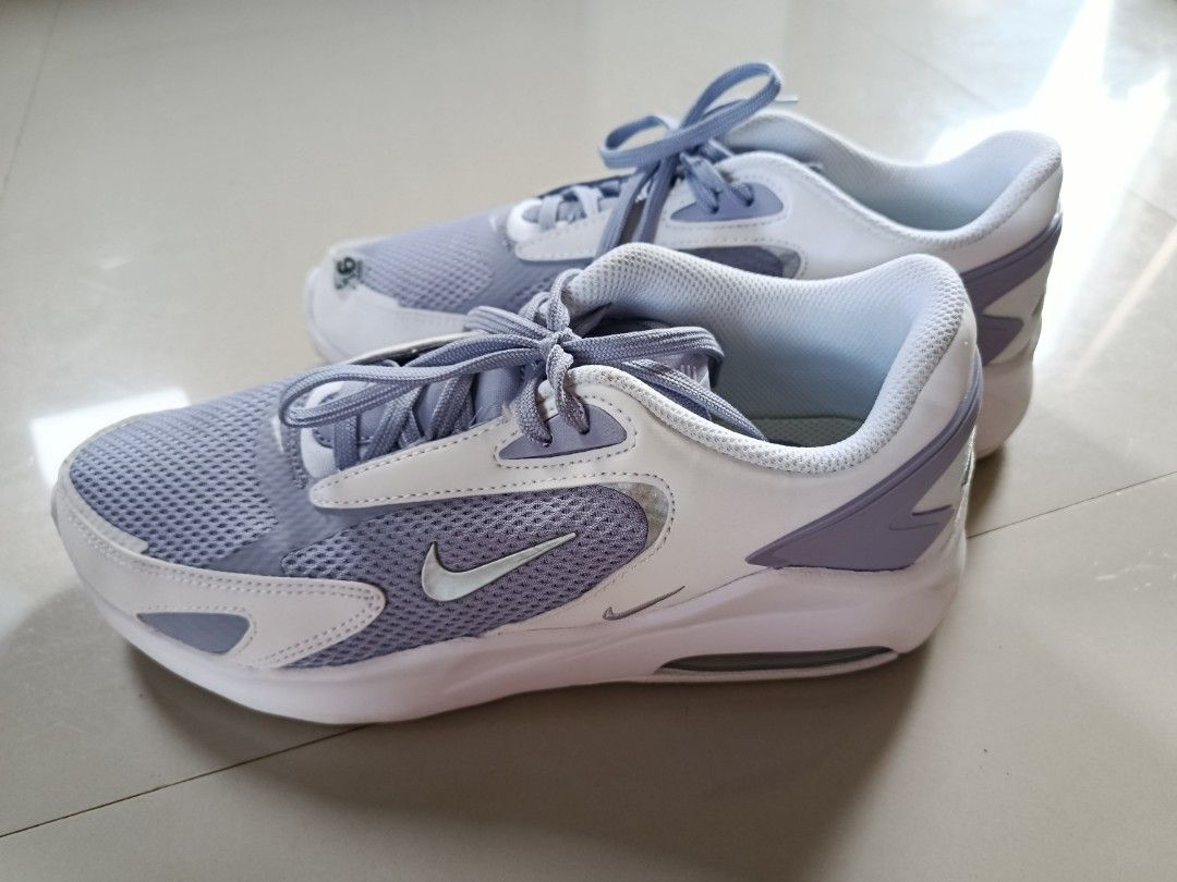 Nike Women's Air Max Bolt (Category: Sneakers) located in Santa Fe. Submitted by thrift_shopph (Listing ID 1463175412, Image 3). Description: Nike Women's Air Max Bolt sneakers in the Indigo Haze colorway, featuring a soft purple mesh upper with crisp white overlays. Size US 9.5 - UK 7 - EU 41 TAWAD lang !!!.