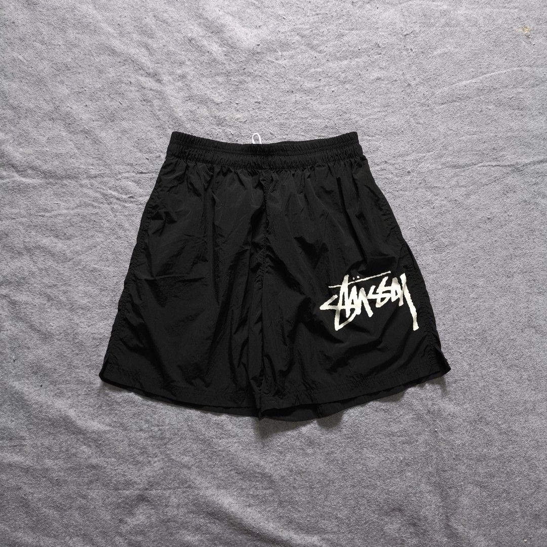 Nike X Stussy Nylon Drifit Short (Category: Activewear) located in Manila. Submitted by shykes_26 (Listing ID 1463129521, Image 3). Description: Dimensions: Waist: 28-40 Length: 18 Hem: 14 Issues: None.