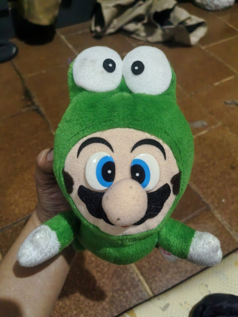 Nintendo Super Mario Frog Mario Plush Toy (Category: Plushies & Soft Toys) located in Paranaque City. Submitted by furugiyafinds (Listing ID 1463181380, Image 2). Description: - Authentic Super Mario Frog plush toy - Features Mario in his iconic Frog Suit - Super soft and cuddly material - Comes with the official Nintendo tag attached - Ideal for collectors and playtime fun.