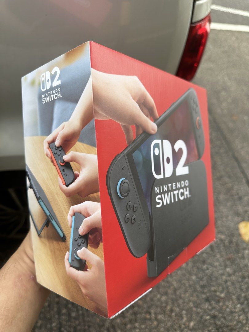 Nintendo Switch 2 遊戲機 （分類：Nintendo 任天堂）位於 Hong Kong。 由 samuel.yuen 提交（商品編號 1463229449，圖片 1）。簡介： 全新Switch 2 未開盒（抽獎獎品） 無單。