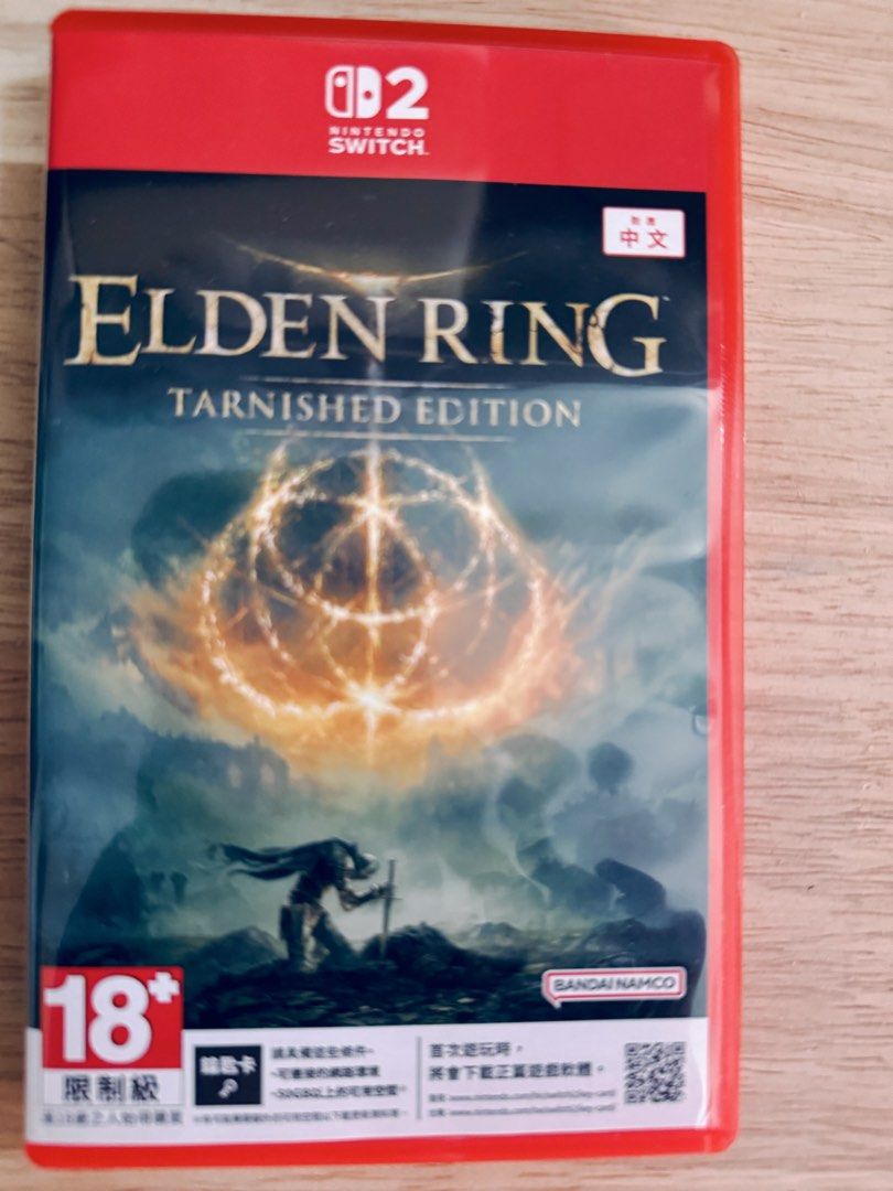 Nintendo Switch Elden Ring 中文版 （分類：Nintendo 任天堂）位於 Hong Kong。 由 lammk 提交（商品編號 1463161865，圖片 1）。簡介： 呢隻係 Elden Ring 嘅 Tarnished Edition，適合 Nintendo Switch 玩。遊戲有中文，18歲或以上人士適用。首次玩嘅話，需要下載正篇遊戲軟體。請確保主機容量有60 GB以上。