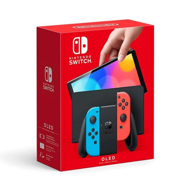Nintendo Switch OLED 主機手掣 連盒 配件全齊 （分類：Nintendo 任天堂）位於 Hong Kong。 由 kinson238 提交（商品編號 1463185827，圖片 1）。簡介： Switch OLED 接近全新配件盒全齊 接近全新 少玩。
