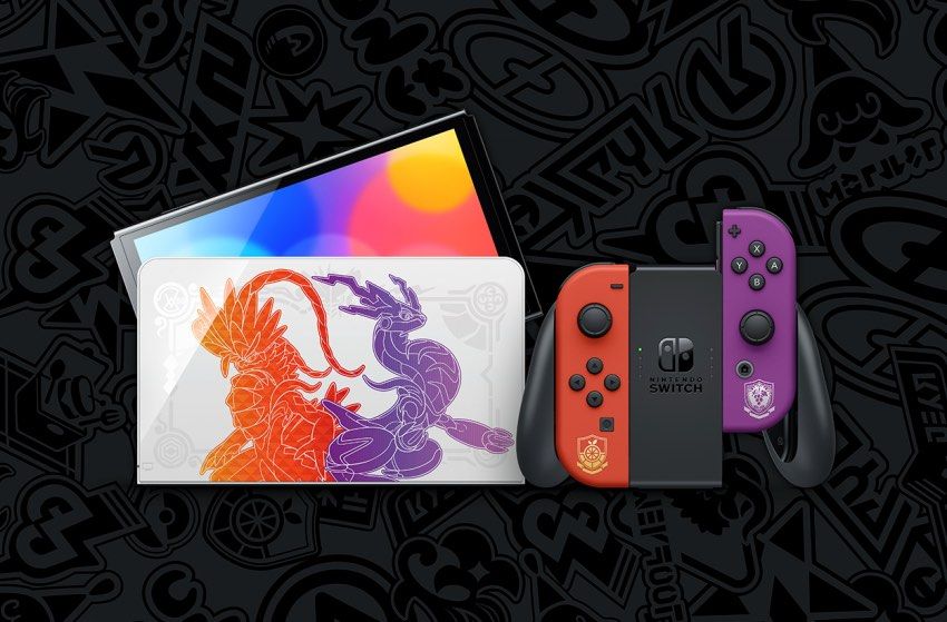 Nintendo Switch OLED Pokemon Scarlet Violet Edition Console （分類：Nintendo 任天堂）位於 Hong Kong。 由 faungallops 提交（商品編號 1463320398，圖片 2）。簡介： 【🔥 99%極新淨｜絕版靚機】Nintendo Switch OLED 寶可夢 朱／紫特別版主機全套放 • 全套一次過捆綁優惠價：$1,400（極具吸引力，讓買家一次過擁有絕版的靚機與限定配件！） 【🔥 99%極新淨｜絕版靚機】Nintendo Switch OLED 寶可夢 朱／紫特別版主機全套放售！ • 💲 售價：$1,400（全包優惠價） • ✨ 新淨程度：2023年購入，僅玩了兩個月，因工作繁忙一直「雪藏」至今。機身及螢幕絕對無傷無花，100%運作正常，收藏度極高，粉絲必入！ • 📦 配置詳情： - 🎮 Nintendo Switch OLED 寶可夢 朱／紫特別版主機 - 🎨 精美限定設計底座（印有故勒