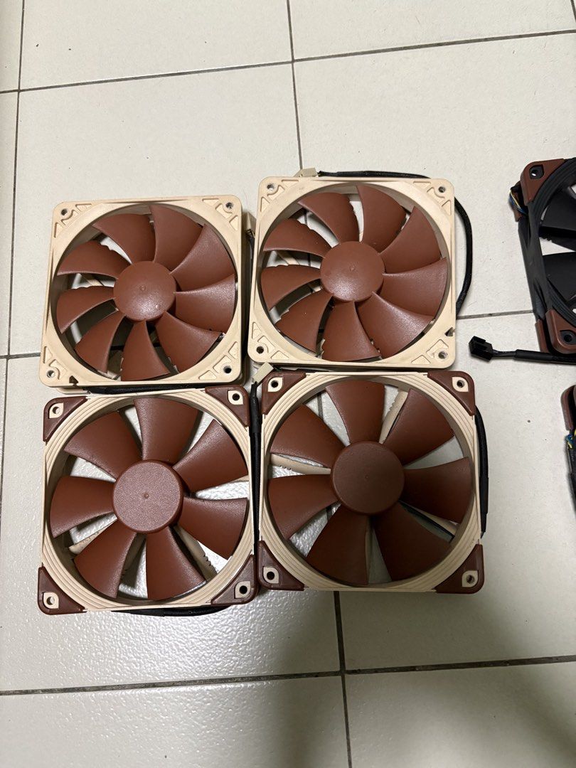 Noctua fans case desktop pc pwm nf (Category: Computer Parts) located in Singapore. Submitted by lime.light (Listing ID 1463272712, Image 2). Description: Selling away my used case fans from noctua - price for each 4x noctua nf-f12 pwm 2000rpm - $15 each 2x noctua nf-f12 pwm 1500rpm - $12 each 2x noctua nf-p12 pwm 1300rpm - $10 each Fully working.