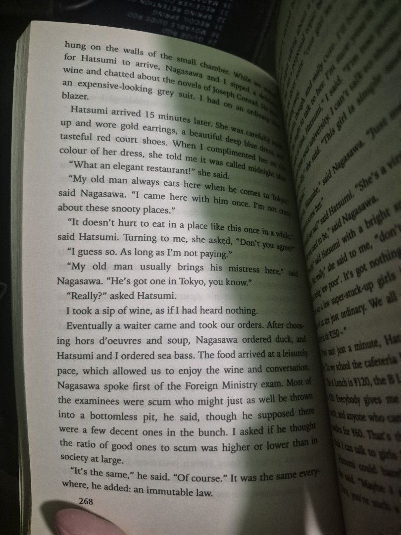 Norwegian Wood Vintage Paperback (Category: Storybooks) located in Manila. Submitted by vastocean-86ce (Listing ID 1463249158, Image 3). Description: fairview, qc sf shouldered by buyer rfs decluttering cover is a bit foxed but the pages are perfectly fine 9/10 book worth the hype.