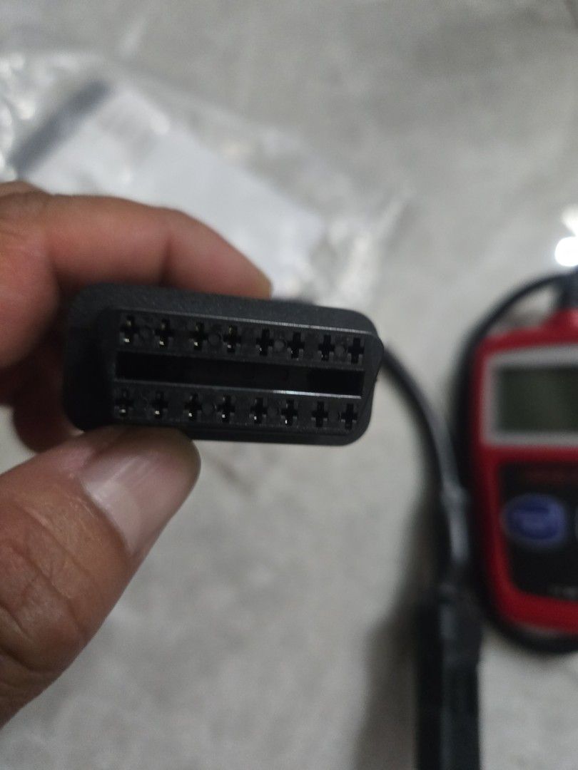 OBD AUTO MS309 OBD2 Scanner Code Reader (Category: Motorcycle Accessories) located in Singapore. Submitted by nerdguy75 (Listing ID 1463226324, Image 3). Description: - OBD AUTO MS309 Code Reader - Reads and clears diagnostic trouble codes (DTCs) - Features a compact LCD screen for easy viewing - Simple button navigation - Includes the main unit and a connecting cable - Standard OBD2 connector for wide compatibility - Ideal for DIY car engine dia