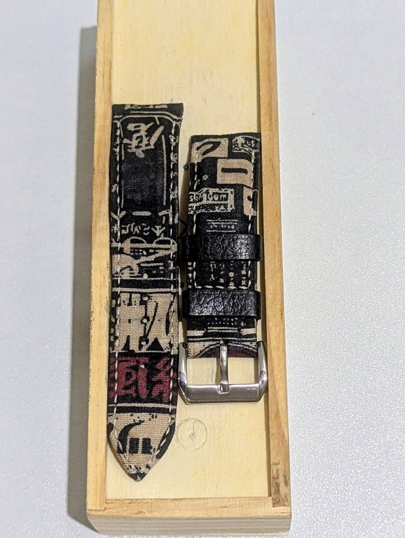 Oeuvre Custom Japanese Canvas strap 20mm (Category: Men's Watches) located in Manila. Submitted by lemmor12 (Listing ID 1463286142, Image 1). Description: Custom japanese canvas straps 20mm Can accomodate seiko fat spring bars 20mm 3rd and 4th pictures shown on my fitted on my SBDX017 Dm if interested.