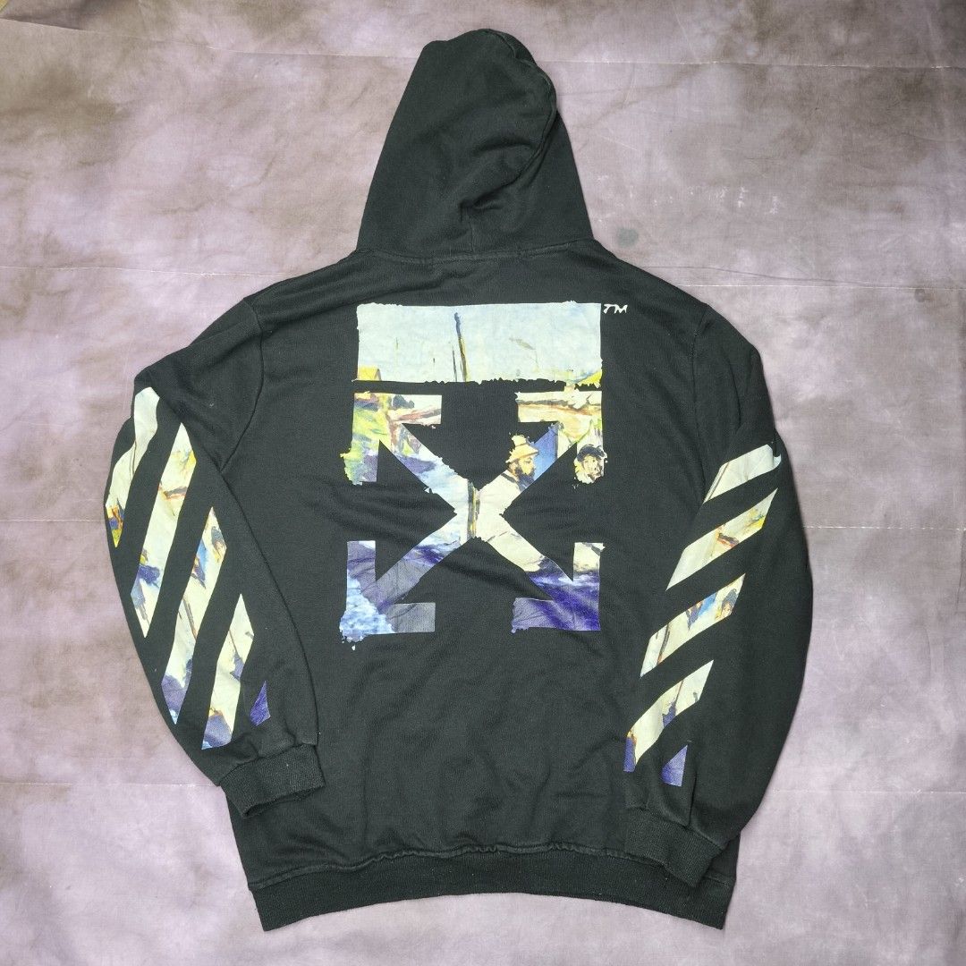 Off white pullover hoodie (Category: Coats, Jackets and Outerwear) located in San Jose. Submitted by dripdropph22 (Listing ID 1463185170, Image 2). Description: off white pullover hoodie 385+sf unli vouche unli vc.