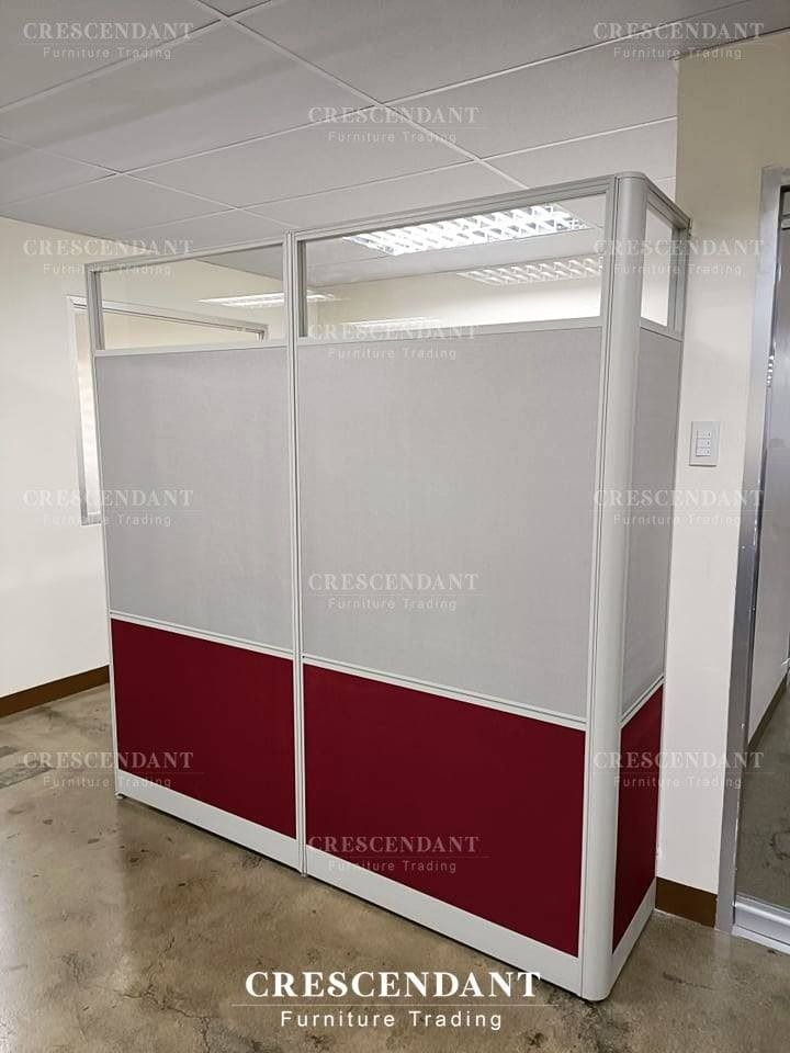 Office Partition with Glass (Category: Office Furniture & Fixtures) located in Pasig City. Submitted by ynacftsal84263 (Listing ID 1463178407, Image 3). Description: GOOD QUALITY, BRAND NEW AND OFFERS BEST PRICE!!! FREE QUOTATION! FREE SITE VISIT & FREE ESTIMATE within Metro Manila or you can send us your measurement Price is For Posting Purposes Only Our Products: •Modular Office Partition •Office Cubicle / Workstation •Office Tables •Office Cha