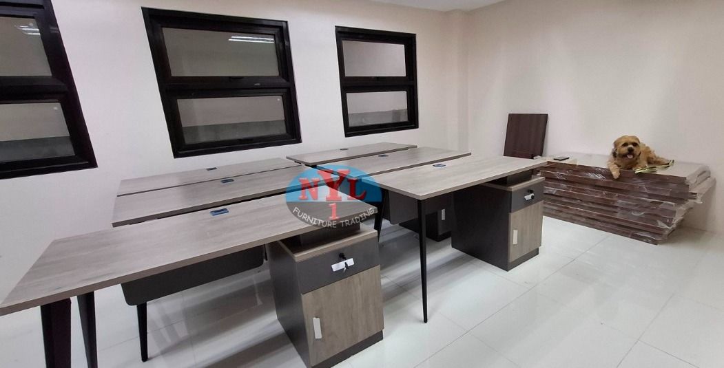 Office Table w/fix drawer | Custom Workstation | Cubicle | (Category: Office Furniture & Fixtures) located in Quezon City. Submitted by 09450727273 (Listing ID 1463218460, Image 1). Description: OFFICE FURNITURE | FAST PRODUCTION | SHORT LEAD TIME Upgrade your workspace with quality office furniture — available for bulk orders, supply, and installation. PRODUCTS AVAILABLE: • Office Partition • Linear Workstations • Office Tables • Office Chairs •