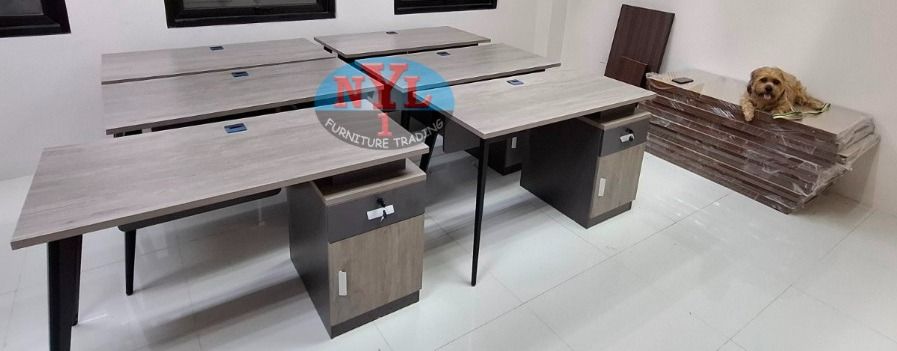 Office Table w/fix drawer | Custom Workstation | Cubicle | (Category: Office Furniture & Fixtures) located in Quezon City. Submitted by 09450727273 (Listing ID 1463218460, Image 2). Description: OFFICE FURNITURE | FAST PRODUCTION | SHORT LEAD TIME Upgrade your workspace with quality office furniture — available for bulk orders, supply, and installation. PRODUCTS AVAILABLE: • Office Partition • Linear Workstations • Office Tables • Office Chairs •