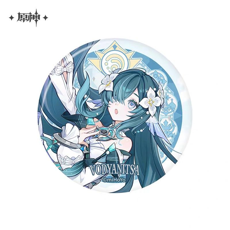 Official Genshin Impact Vodyanitsa (Category: Character Goods) located in General Mariano Alvarez. Submitted by eiimei (Listing ID 1463219376, Image 2). Description: I WONT ENTERTAIN PEOPLE WHO DOESNT READ DESCRIPTION Release: July - August 2027 (not accurate, may come early min 3 months)(subject to further notice if theres a delay) ETA (PH): 1 month after release 🧜‍♀️ITEM • Badge Pin - P190 Product size: 75mm Points: 12 • Acrylic Stand - P720 P